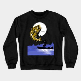 Bass Fishing Crewneck Sweatshirt